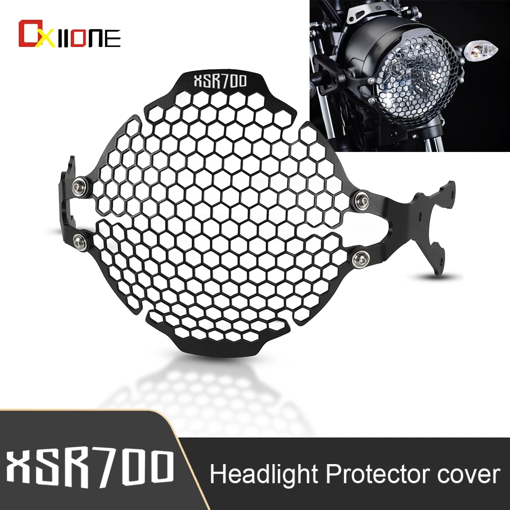 For Yamaha XSR700 Motorcycle Headlight Protector Cover Grill XSR 700 2016-2021 XSR700 XTribute 2018 2019 2020 2021 Accessories