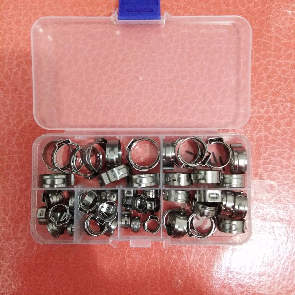 60 шт. зажимы для шлангов из нержавеющей стали | Обустройство дома