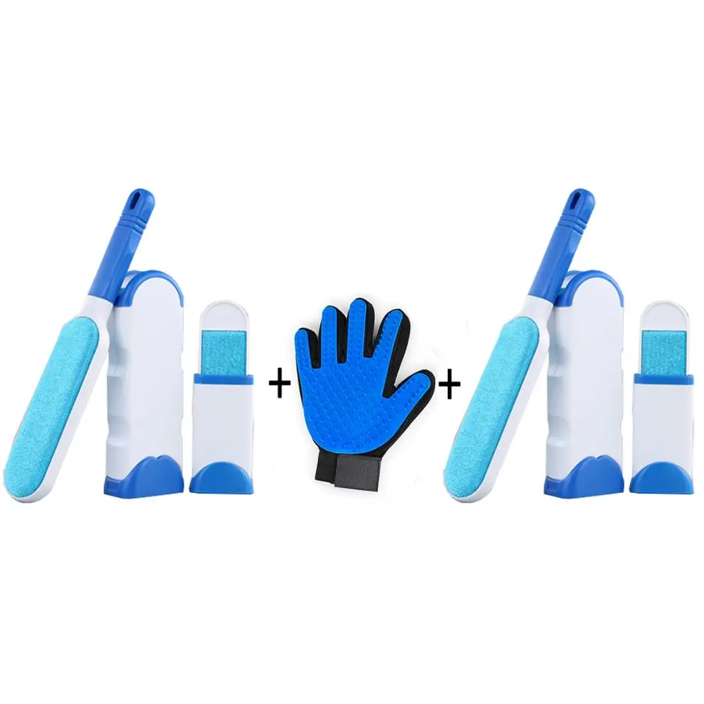 

Upgrade Pet Hair Remover Brush Reusable Dog Hair Lint Remover Brush Portable Magic Fur & Dust Cleaning Furniture Pet Brush