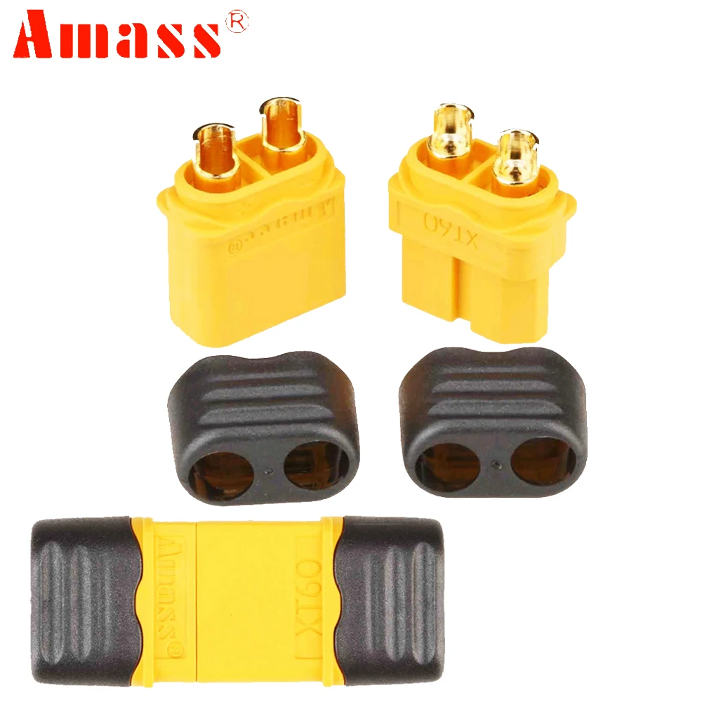 xt60 разъемы 5 паралот amass xt60 разъем