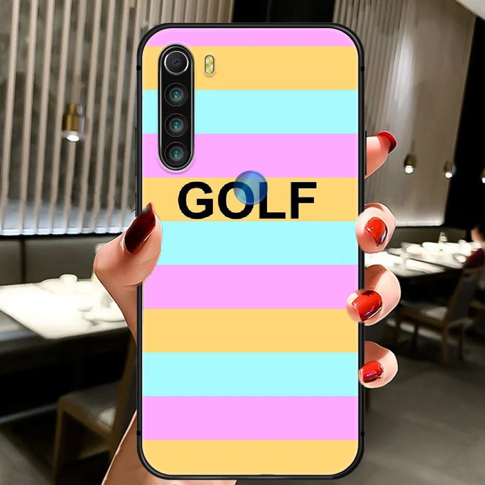 

Golf Blue Flame Phone Case Cover Hull For XIAOMI Redmi 7a 8a S2 K20 NOTE 5 5a 6 7 8 8t 9 9s Pro Max black Waterproof Soft Coque
