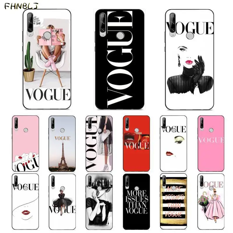 FHNBLJ абсолютно новый больше проблем чем Vogue черный ТПУ мягкий чехол для телефона