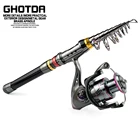 Портативное дорожное рыболовное спиннинговое удилище Combo 1,8-3,6 м, телескопическая удочка и Рыболовная катушка 13 шарикоподшипников