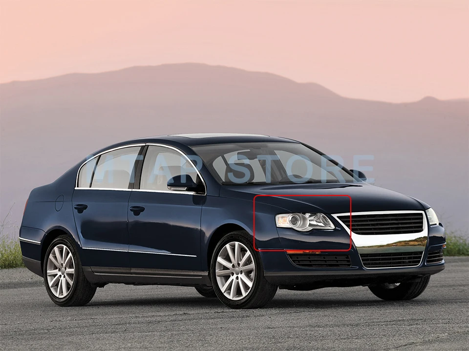 MTAP ПЕРЕДНИЙ БАМПЕР фара HID AFS галогенная для Volkswagen Passat B6 Magotan B6 2005 2006 2007 2008 2009 2010