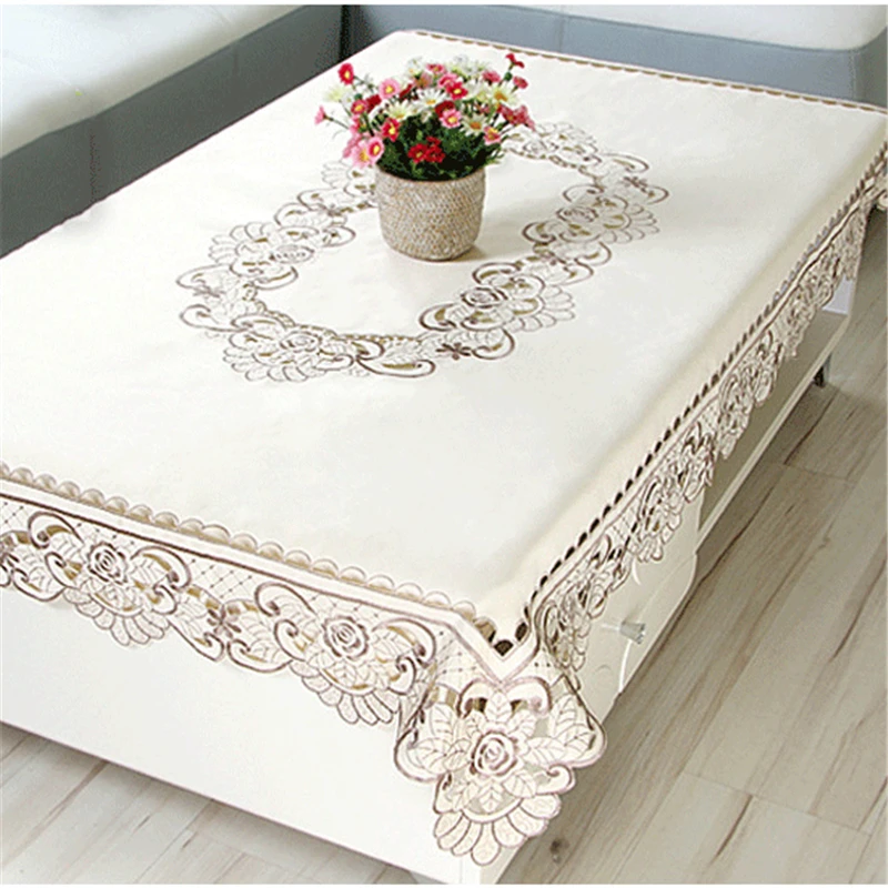 Европейская Цветочная прямоугольная скатерть для стола распродажа пасторальная