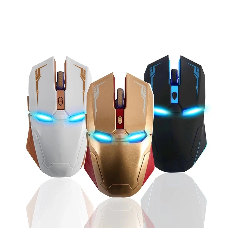 

Mause Wireless Mouse 3d Mini New Arrival Top Fashion 2019 Recommend Iron Man Wireless Gaming Gamer Computer Mice free Shipping