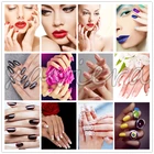 5D DIY алмазная живопись маникюрный салон сексуальные женщины полная квадратная круглая вышивка мозаика Стразы Вышивка крестом мозаика картина