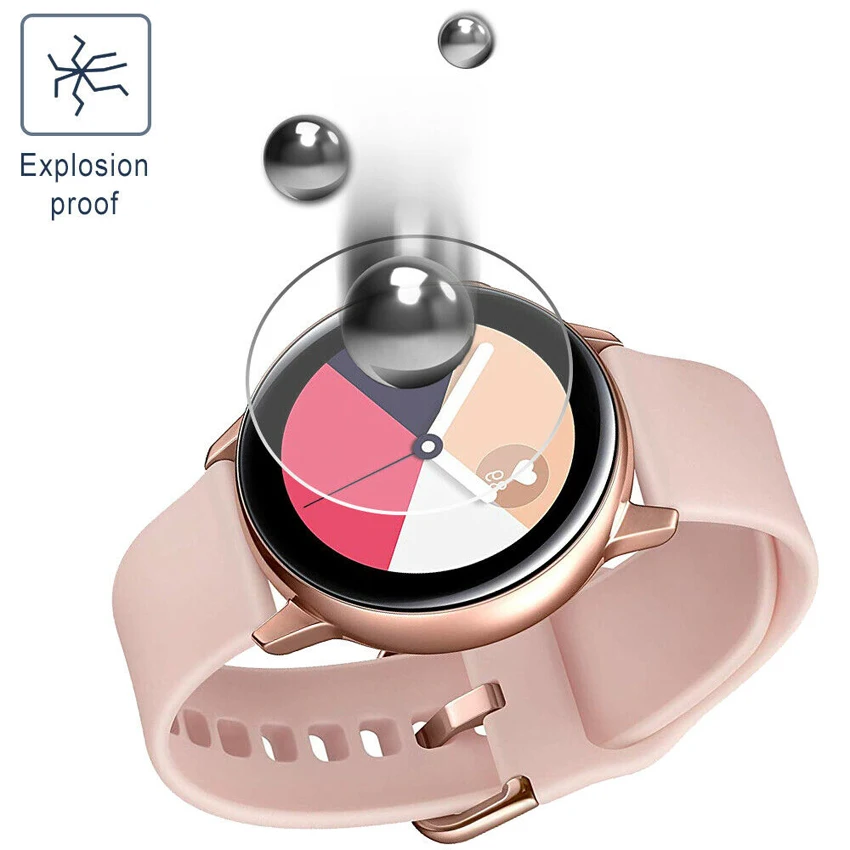 Для Samsung Galaxy Watch Active2 протектор экрана гидрогель пленка TPU Взрывозащищенная