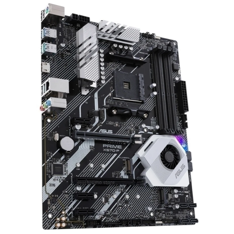 Günstig Buchse AM4 Asus PRIME X570-P Motherboard DDR4 128GB AMD X570 PCI-E 4,0 M.2 CrossFireX AMD Ryzen X570 Placa-mãe AM4 ATX RGB Neue