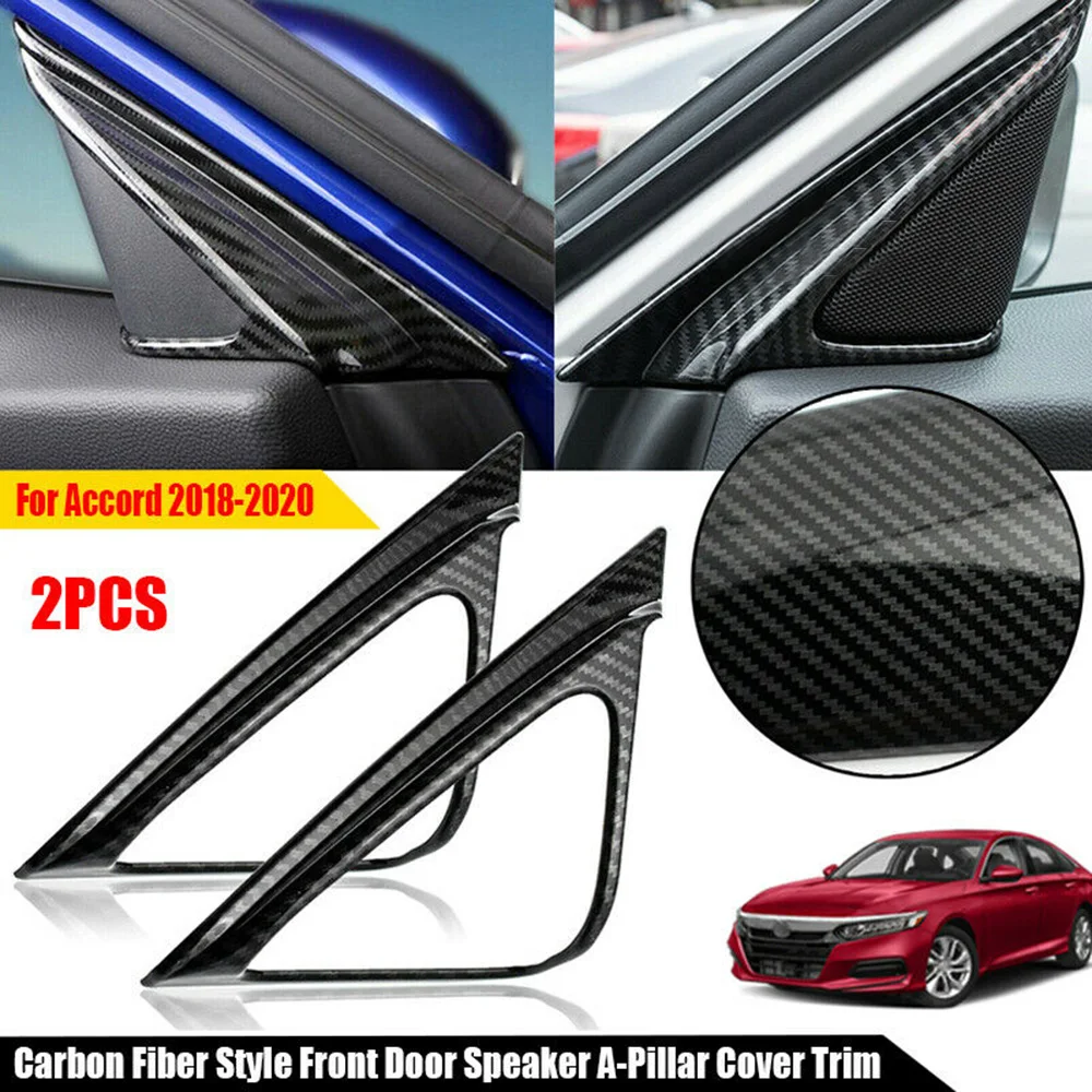 

Front Cover Trim A-Pillar Speaker Cover For Honda Accord 2018-2020 Trim Brand new