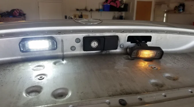 2 шт. Canbus Белый 18SMD светодиодный номерной знак освещения для Mercedes Benz W220 S Class S500 S55 S600