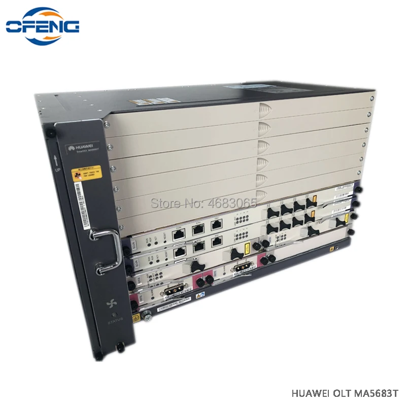 Huawei MA5683T 1G OLT Fttb/Fttc/Ftth GPON EPON + 2xSCUN 2xPRTE 2xGICF 1xGPBD/GPFD 8 PON 16 класс B C +|Оптоволоконное