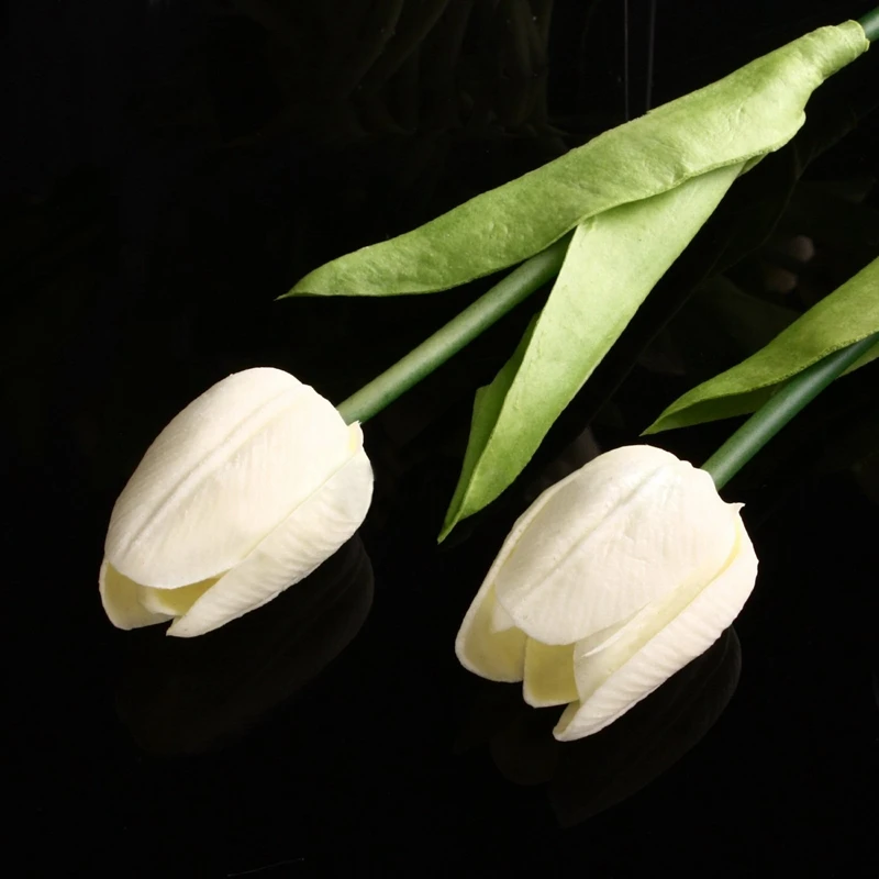 Hot Sale 20pcs Tulip Flower Latex Real Touch For Wedding Decor Best Quality KC451 | Дом и сад