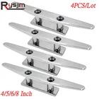 4 шт.лот горячая Распродажа низкая плоская скоба из нержавеющей стали 316 лодочные скобы Mrine лодка колода скобы аксессуары для яхты