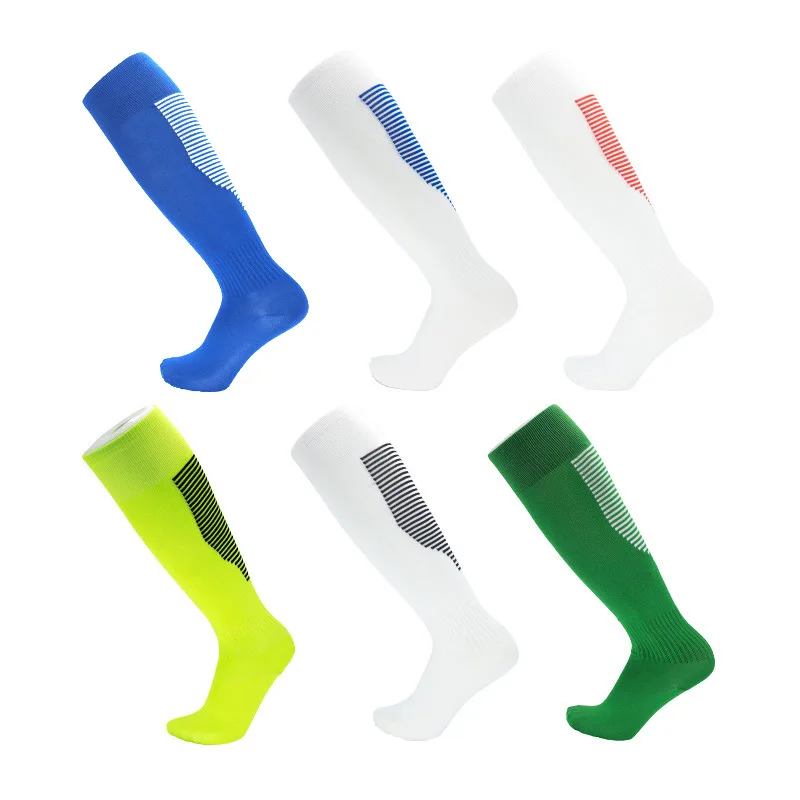 

Men Women Soccer Socks Thick Breathable Knee High Football Sports Training Long Stocking SUB Sale