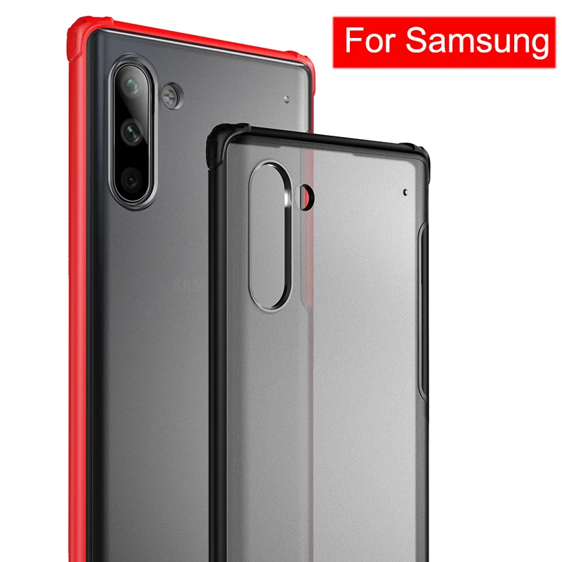 Phone Case for Samsung Galaxy Note 10 S10 Plus S10e Cases Soft Transparent Back Cover Note10 Note10Plus Anti-knock | Мобильные