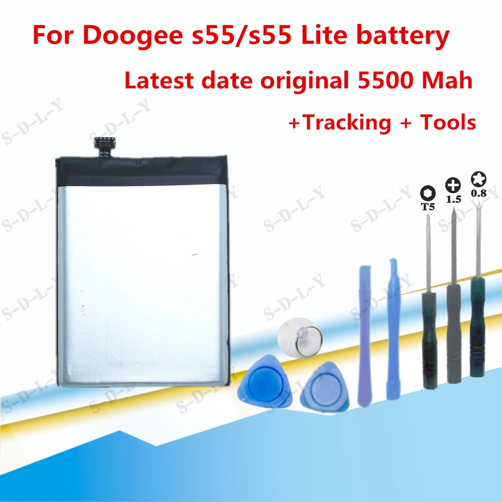 Аккумулятор 3 8 в BAT18735500 5500 мАч Для Doogee s55 s55Lite батареи для сотового телефона