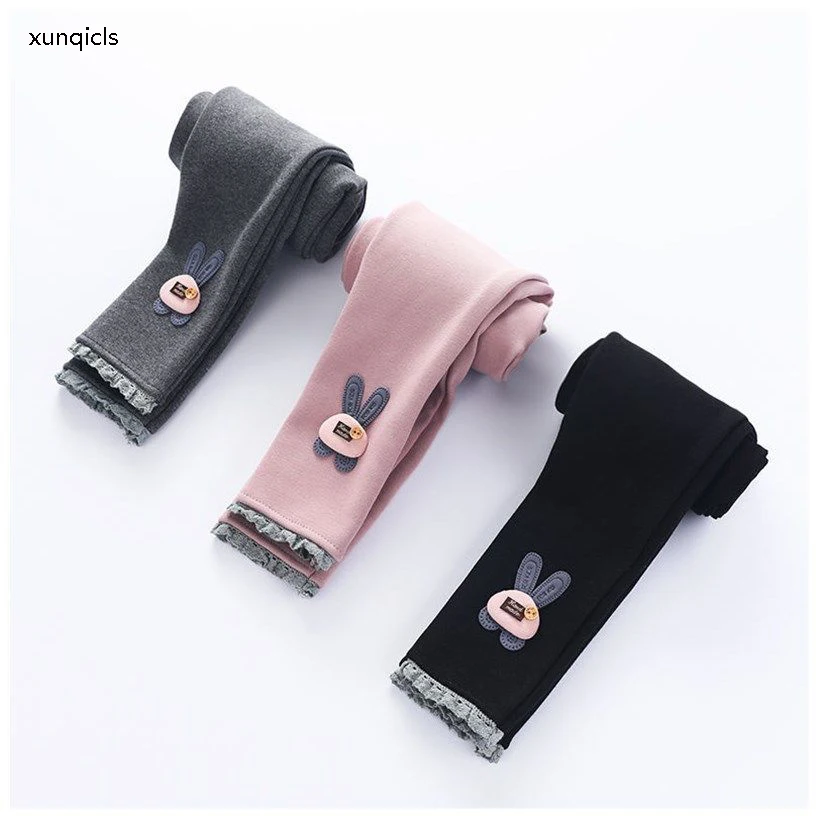 

2020 Girls Warm Pants Children Legging Trousers Baby Outwear Clothes Winter Pants for Kids Girl Casual Pant
