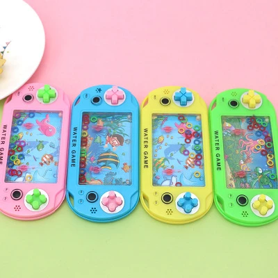 1PCS Retro Water Ring Game Machine Child Handheld Circle Toss Squeeze Toy Parent-Child Interactive | Игрушки и хобби