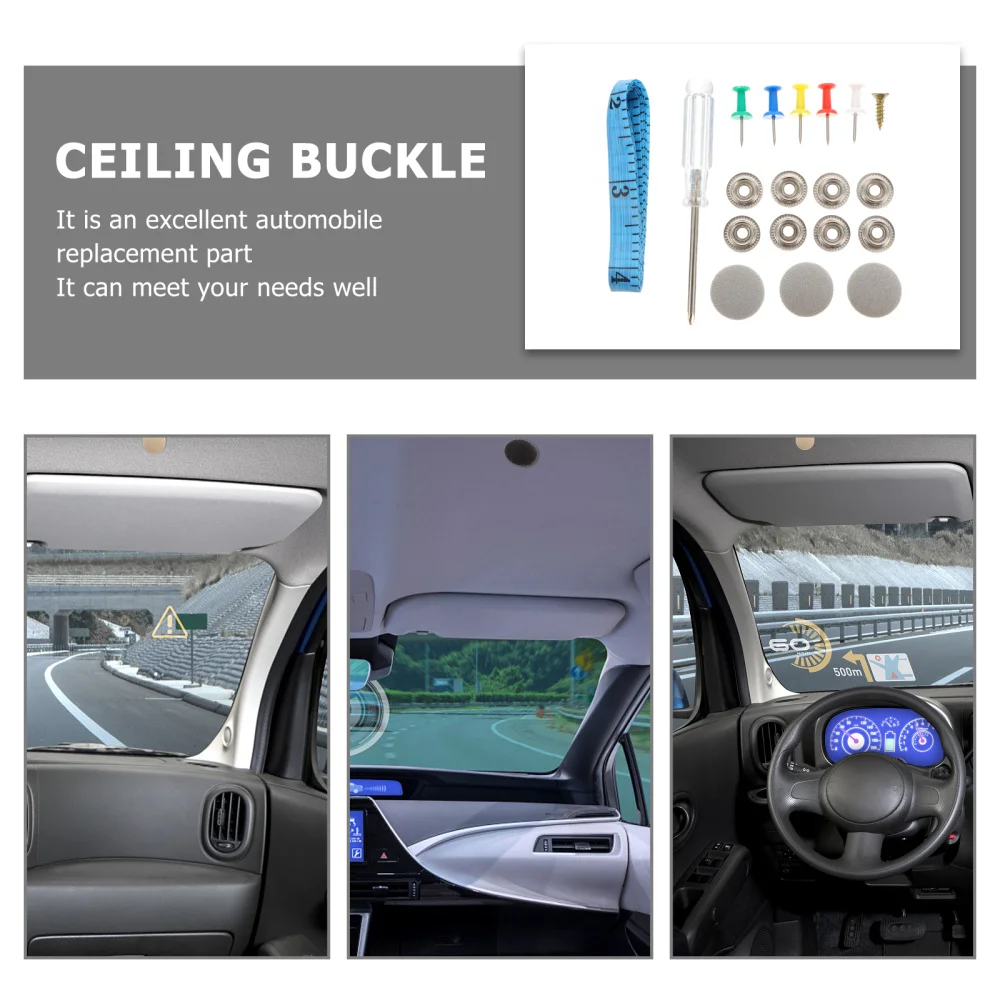 

100pcs Car Roof Fabrics Repair Kit Car Roof Buckles Ceiling Fixing Retainer