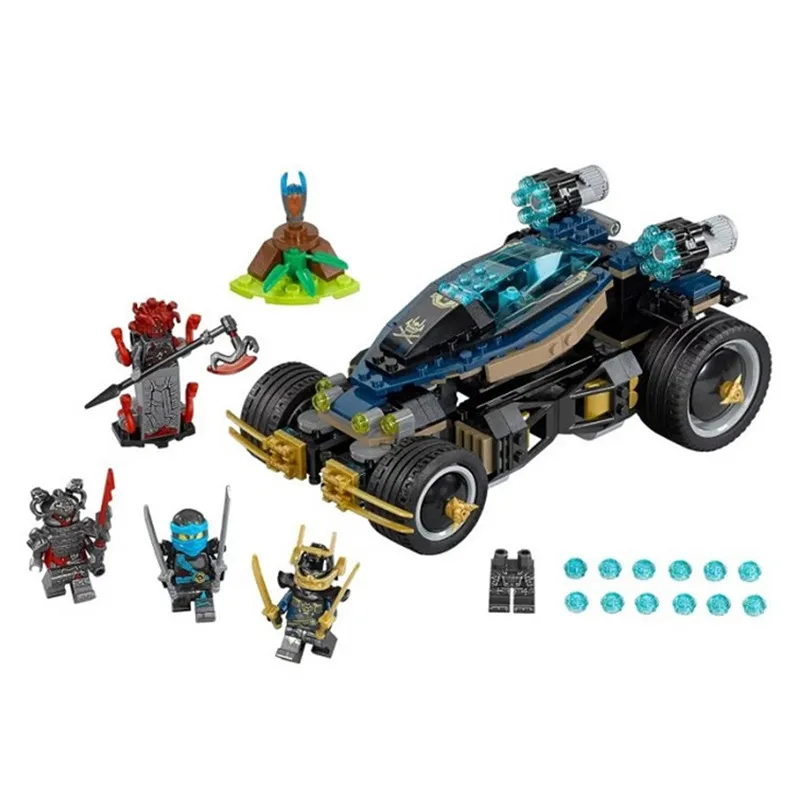 Ниндзя игрушки Ниндзяго фильм 458 шт. строительные блоки для детей Кирпичи