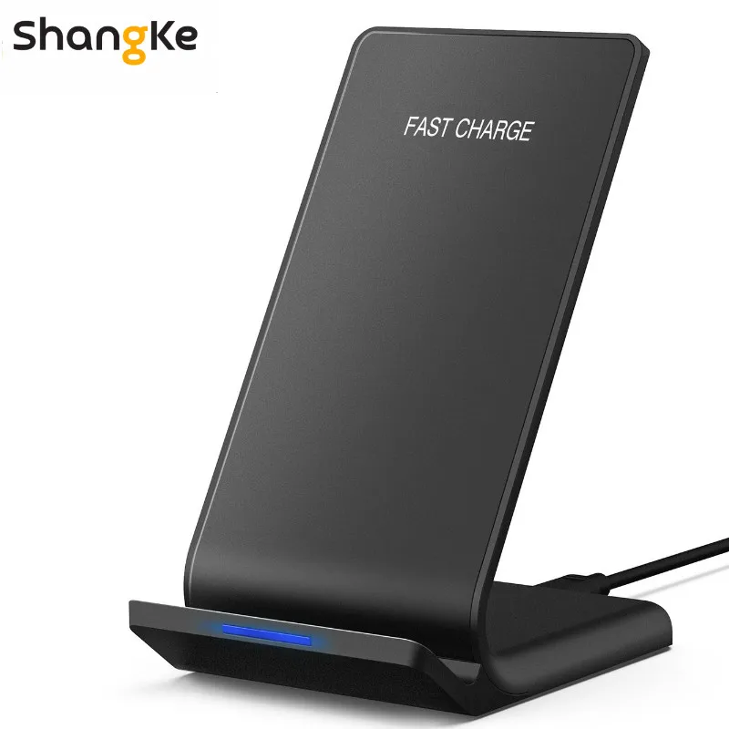 Беспроводное зарядное устройство 10 Вт QI подставка для быстрой зарядки Samsung Galaxy