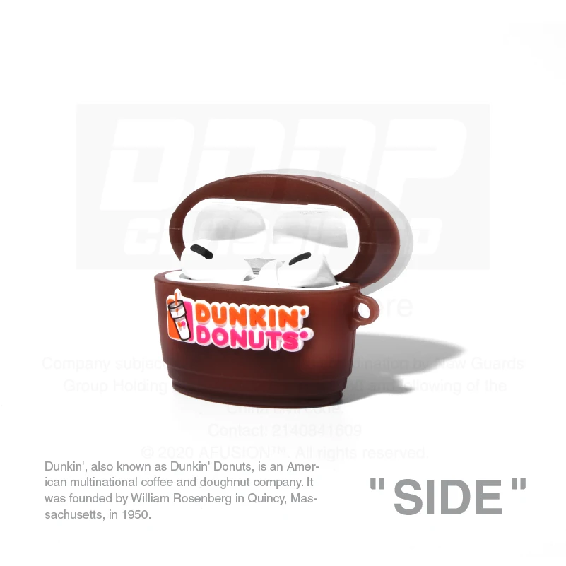 Мягкий защитный силиконовый чехол для Airpods 1/2 pro donuts питье Забавный гаджет с
