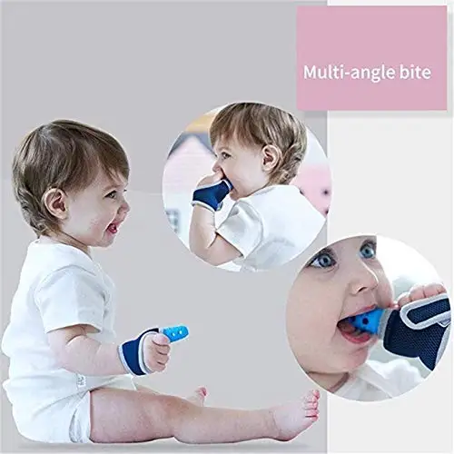 

Baby Silicone molars Finger Sets Baby Breathable Thumb Sets of teether Children Anti-bite Hand Maternal and Child Supplies