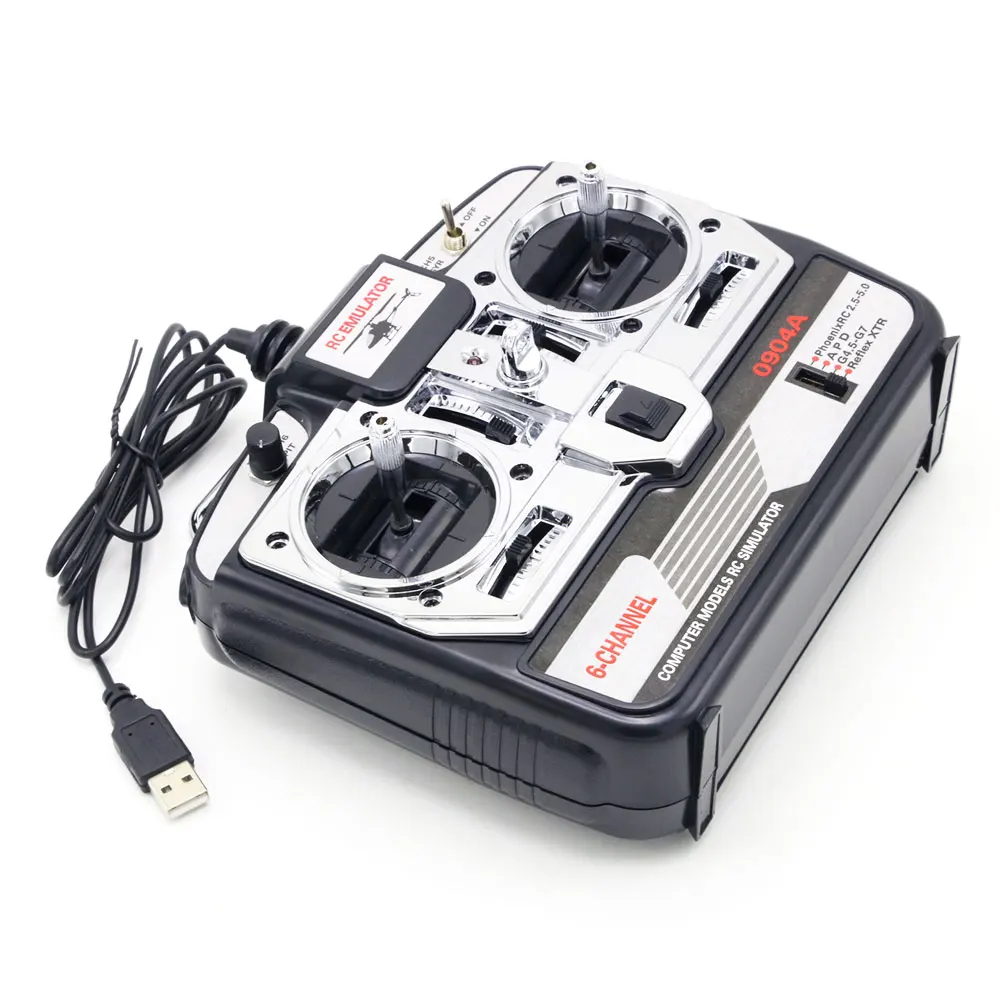 6CH RC Flight Simulator JTL-0904A поддержка Realflight G7 Phoenix 5,0 XTR пульт дистанционного управления Вертолет с фиксированным крылом Дрон(MODE2