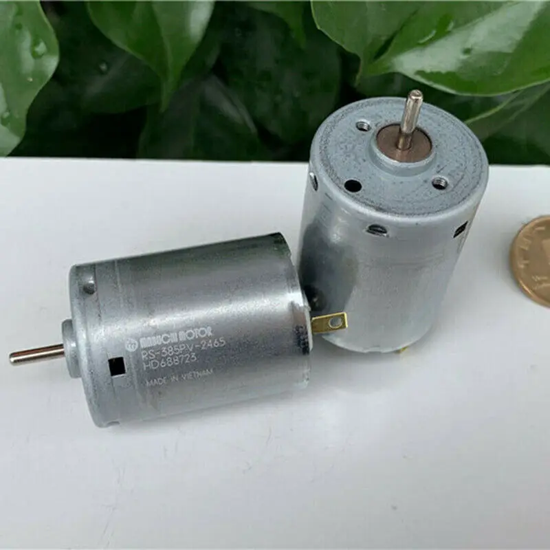 Mabuchi RS-385PV-2465 Мотор DC 6V 9V 12V 18V 24V 18800RPM высокоскоростная Магнитная мини Угольная