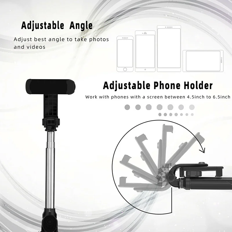 Складной многоугольный Регулируемый дистанционный штатив для селфи iPhone 11 Pro Max X Xs