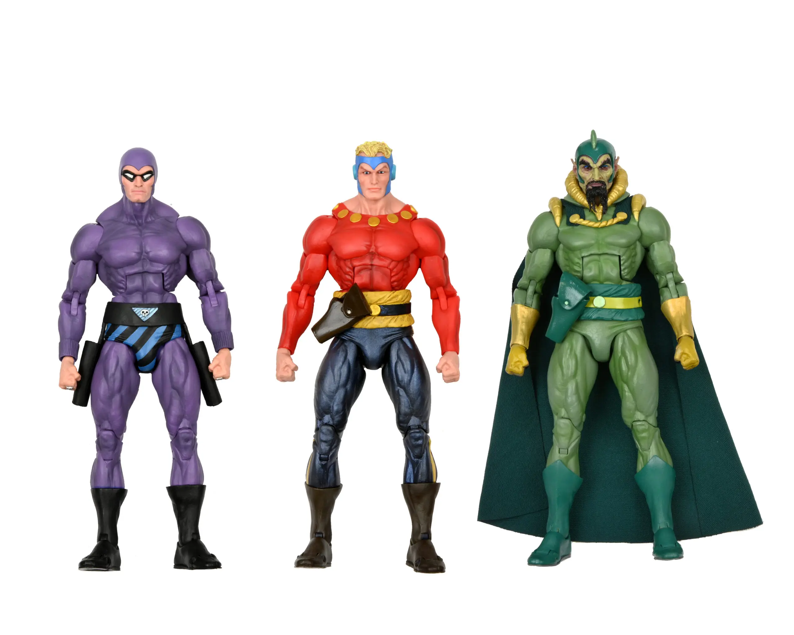 Экшн-фигурка NECA Defenders of the Earth Series Wave 2 Flash Gordon Ming Merciless Phantom 7 дюймов | Игрушки и хобби