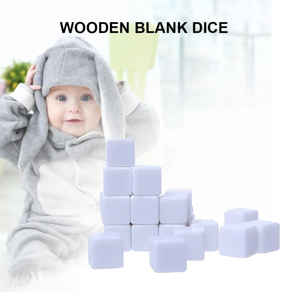 Горячая Распродажа 20 штук Стандартный Размеры пустые кости D6 шесть сторонее