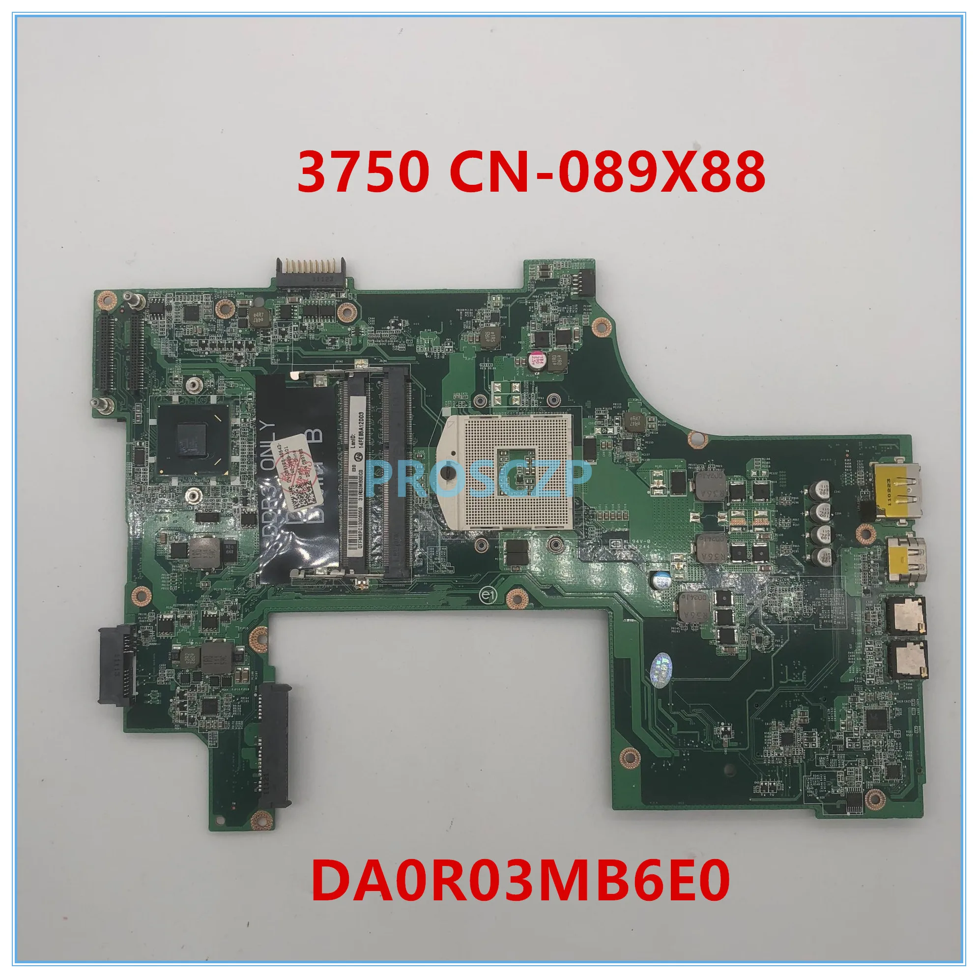 Высокое качество для 17R Vostro 3750 CN 089X88 89X88 материнская плата ноутбука павильон DA0R0MB6E1