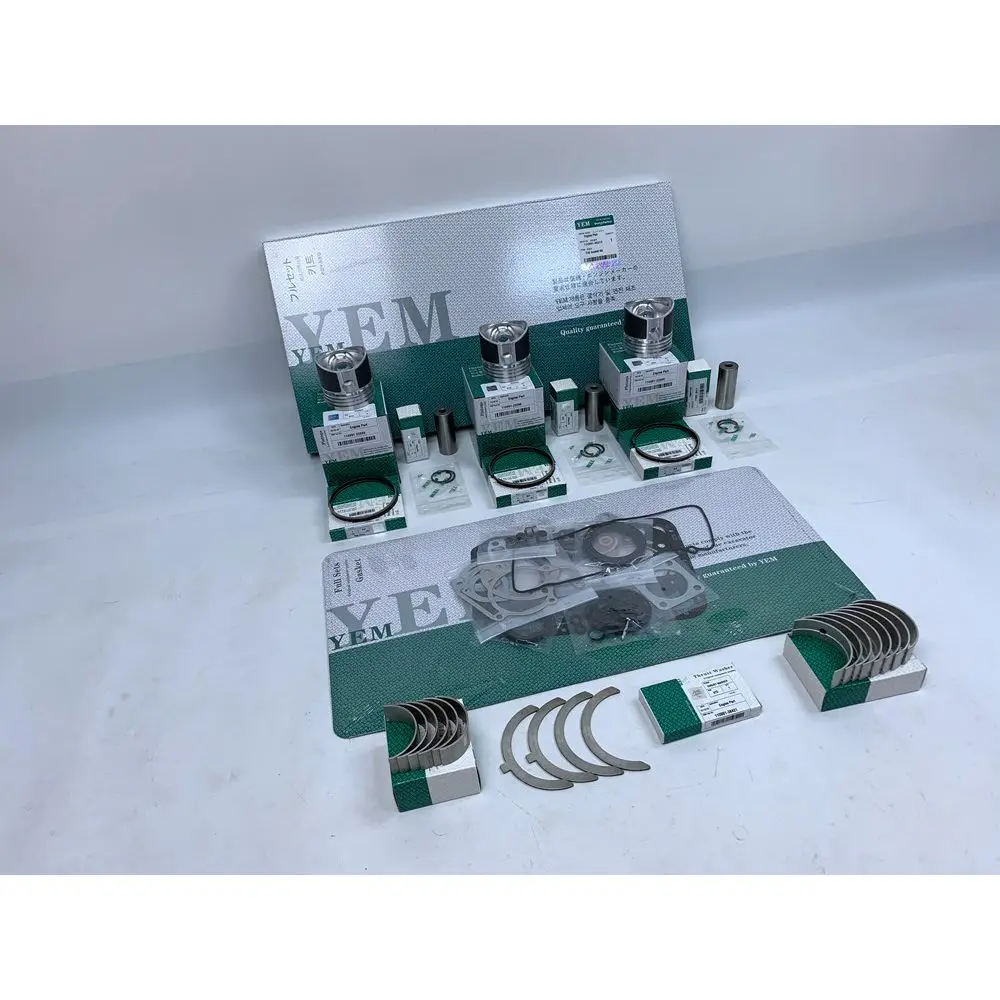 

Новая часть двигателя Aftermaket 3TN100, сверхпрочный комплект с поршневыми кольцами цилиндра, Комплект прокладок, подшипники для Yanmar