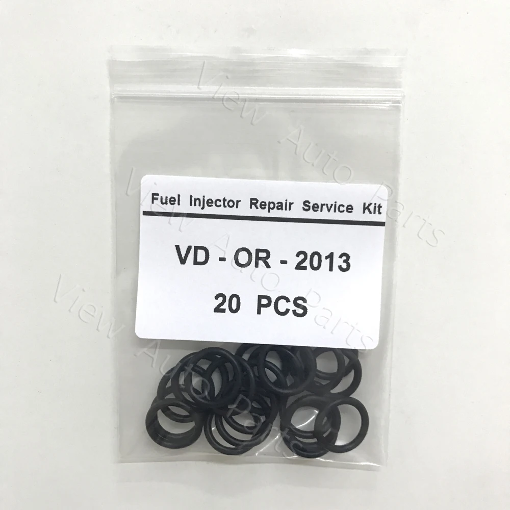 Резиновая деталь топливного инжектора 20 шт. искусственное уплотнение для Bosch 10 8*1