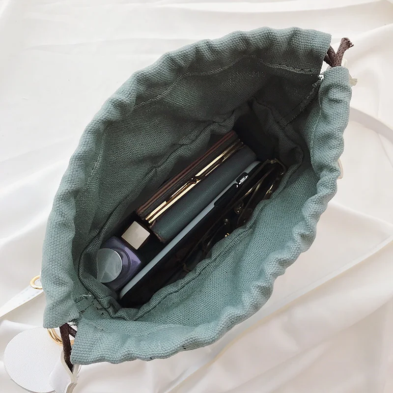 Summer small bag female 2020 new tide fashion western style shoulder messenger Korean simple bucket | Багаж и сумки