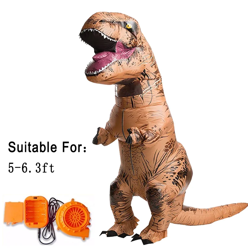 Популярный надувной костюм динозавра для взрослых аниме вечеринки косплея