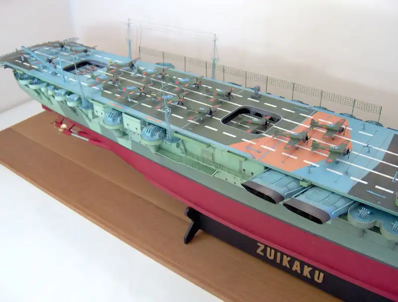 Масштаб 1:280 японский военный авиаперевозчик Zuikaku DIY 3D бумажная карта модель