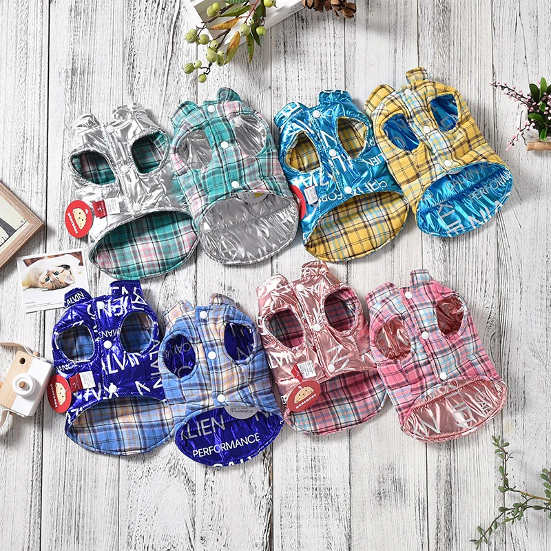 Warm Dog Clothes Winter Pug Chihuahua For Small Medium Dogs Bulldog Double-sided Wear Coat Pet Apparel Ropa Perro 10 | Дом и сад