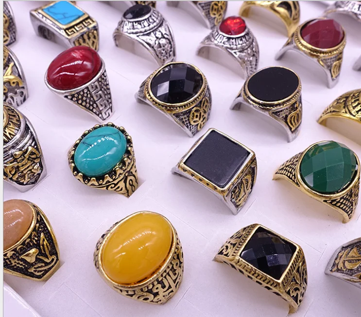 Ювелирное изделие персональный мужские кольца инкрустированные с жемчужиной