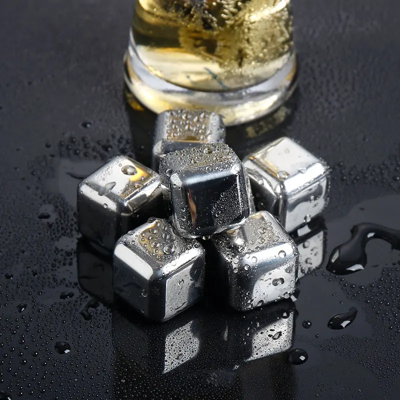 Кубики для льда из нержавеющей стали 304 быстрое замороженное искусство