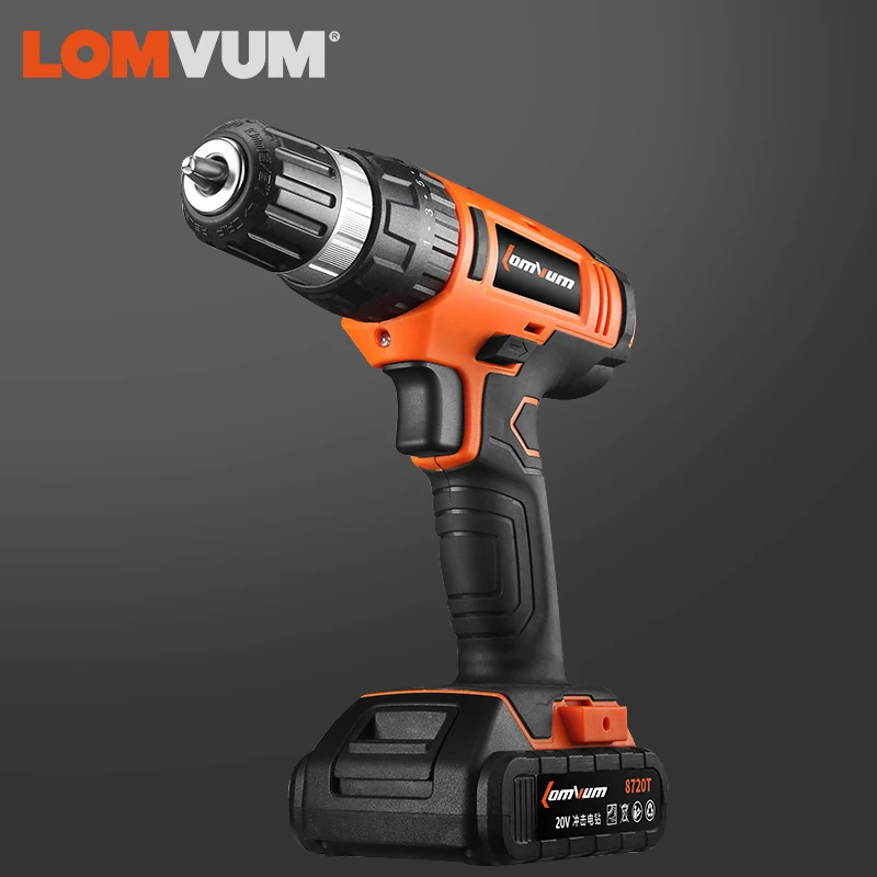 Электрическая перезаряжаемая многофункциональная Аккумуляторная дрель LOMVUM 12