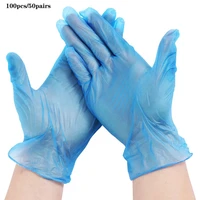 disposable gloves nitrile pvc latex anti slip anti static dust proof gloves flexible multi size disposable gloves