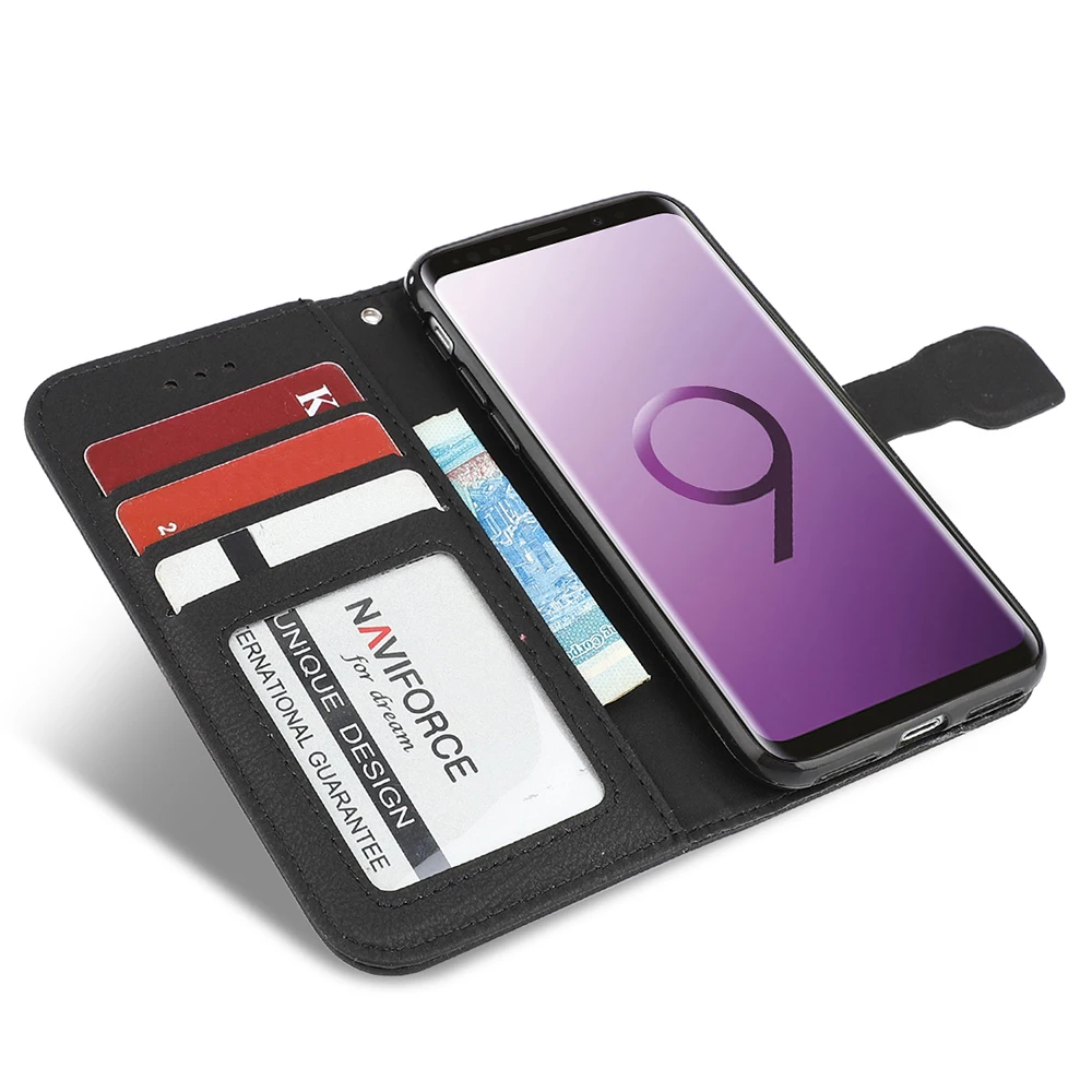 L-FADNUT для samsung S9 чехол S10 S8 Plus бизнес винтажные магнитные застежки для бумажника подставка кожа для samsung Galaxy Note 8 9 чехлы