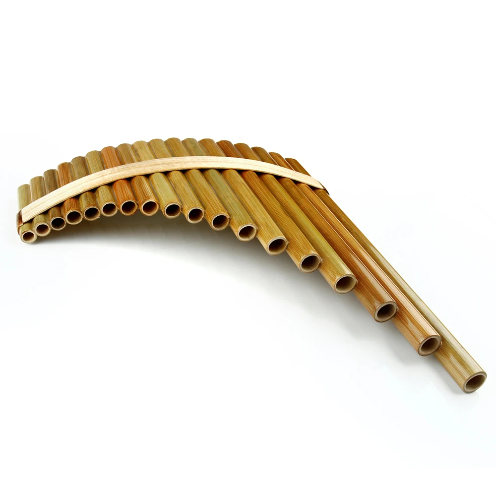 18 Pipes F Key Pan Flute High Quality Woodwind Instrument Chinese Traditional Musical Bamboo flute | Спорт и развлечения
