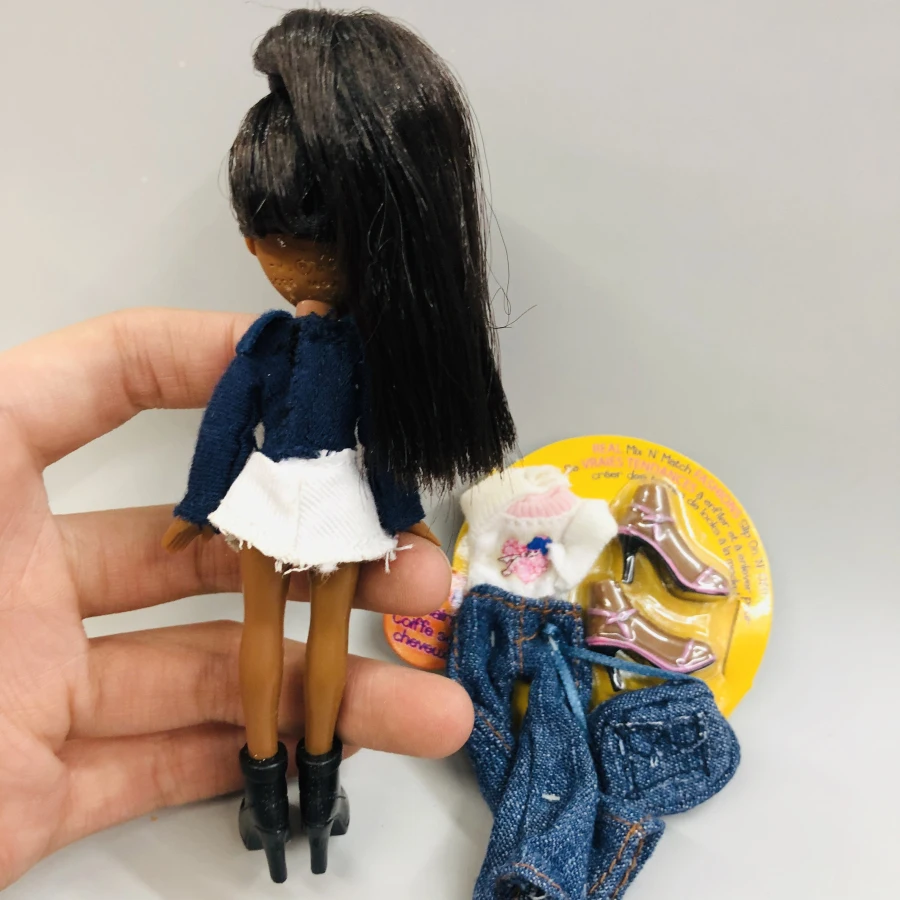 12 см оригинальная модная фигурка, оригинальная милая маленькая кукла BratzDoll с красными волосами и красивой одеждой, лучший подарок для ребенка