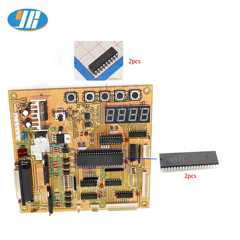 

2 Each STC 12c5202ad Program IC For Yellow Crane Claw Game board Game PCB Accessories