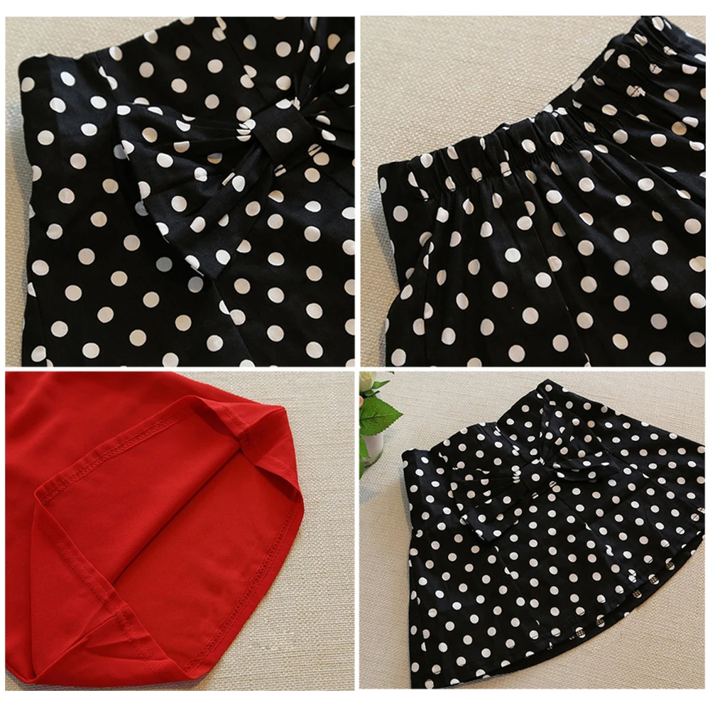 Новый детский костюм с юбкой жилет для маленьких девочек плиссированное платье