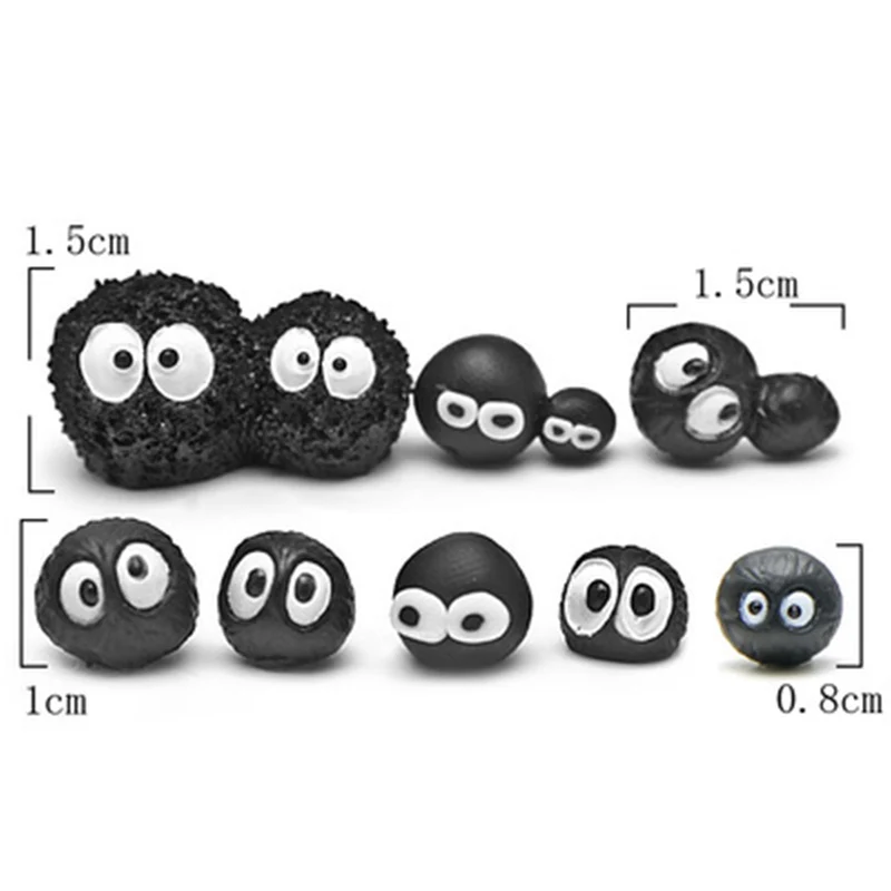 

Dust Elf Resin Briquettes Toy Miniature Fairy Garden Moss Micro Landscape Ornament Totoro Figurine Home Decoration Accessories